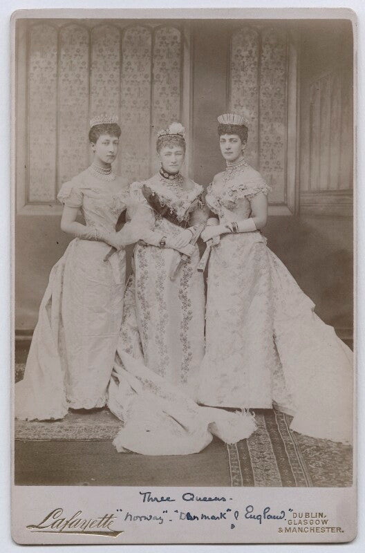 Princess louise, duchess of fife; louise, queen of denmark; queen alexandra npg x22286