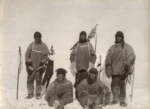 'The Polar Party at the South Pole' (Lawrence Oates; Birdie Bowers; Robert Falcon Scott; Edward Adrian Wilson; Edgar Evans) NPG x135720
