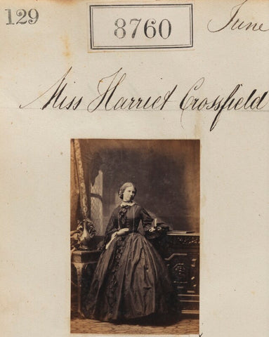 Harriet Reynolds (née Crosfield) ('Miss Harriet Crossfield') NPG Ax58583