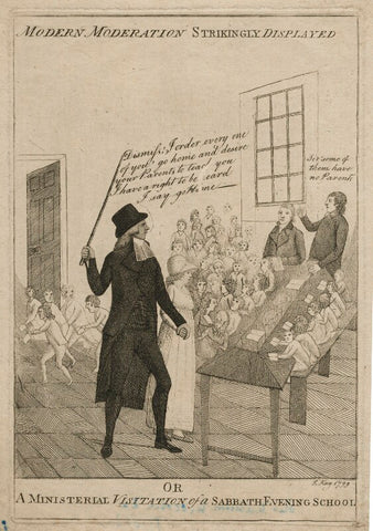 William Moodie ('Modern Moderation Strikingly Displayed - or - A Ministerial Visitation of a Sabbath Evening School') NPG D20505