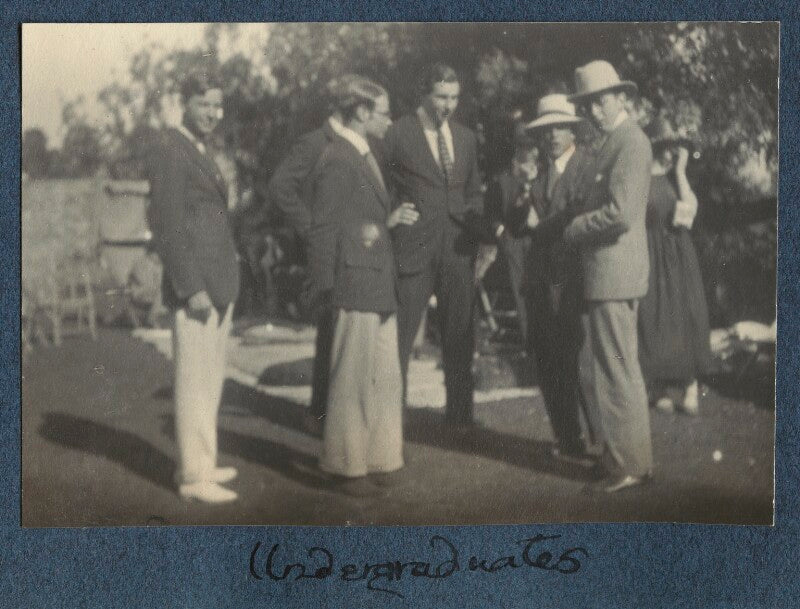 'undergraduates' (including sir stanley spencer; edward ('eddy') sackville west; gilbert spencer) npg ax141972