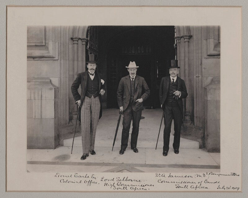 Sir lionel earle; william waldegrave palmer, 2nd earl of selborne; sir leander starr jameson, 1st bt npg x135572