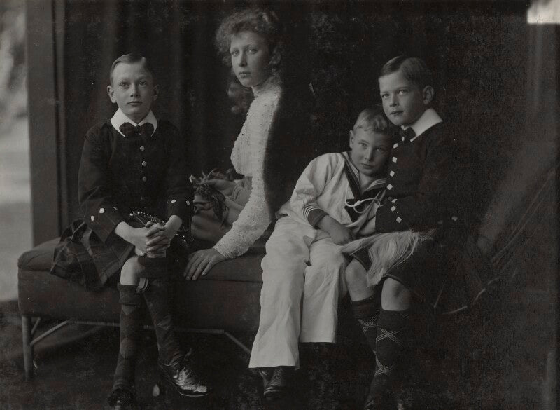 Prince henry, duke of gloucester; princess mary, countess of harewood; prince john; prince george, duke of kent npg ax29313