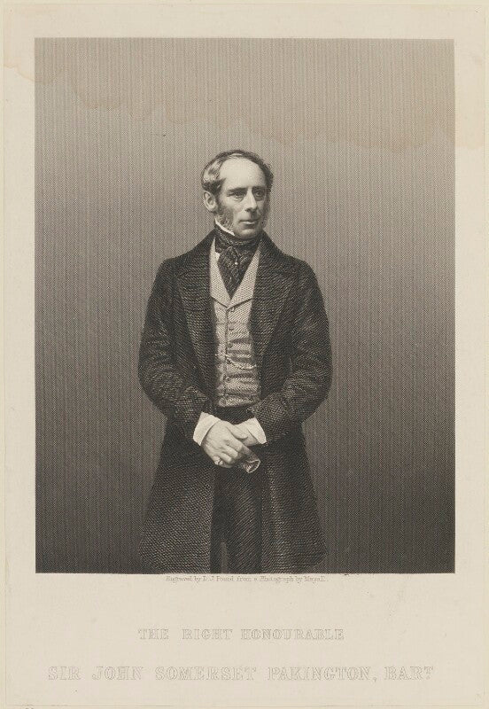 John somerset pakington, 1st baron hampton npg d14397