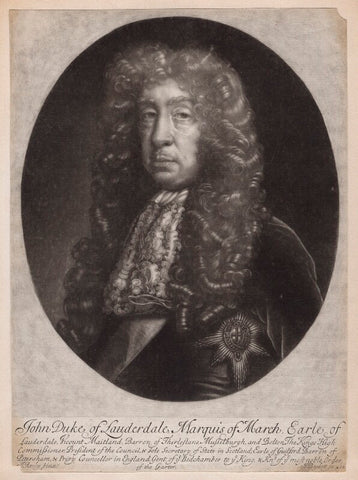 John Maitland, Duke of Lauderdale NPG D3543