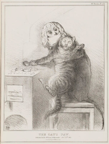 The Cat's Paw (Charles Maurice de Talleyrand-Périgord, Prince de Benevento; Henry John Temple, 3rd Viscount Palmerston) NPG D41167