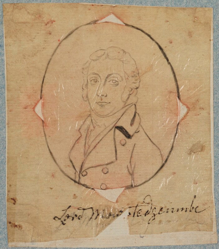 Richard Edgcumbe, 2nd Earl of Mount Edgcumbe Portrait Print National