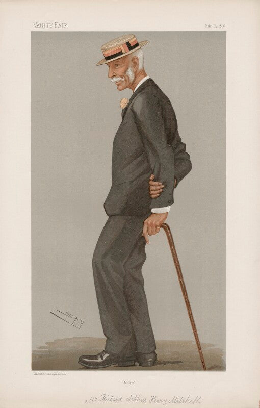 Richard arthur henry mitchell ('men of the day. no. 653.') npg d44812
