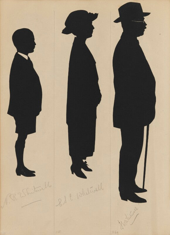 Nigel roy whitwell; e.s.c. whitwell; frederick william whitwell npg d46455