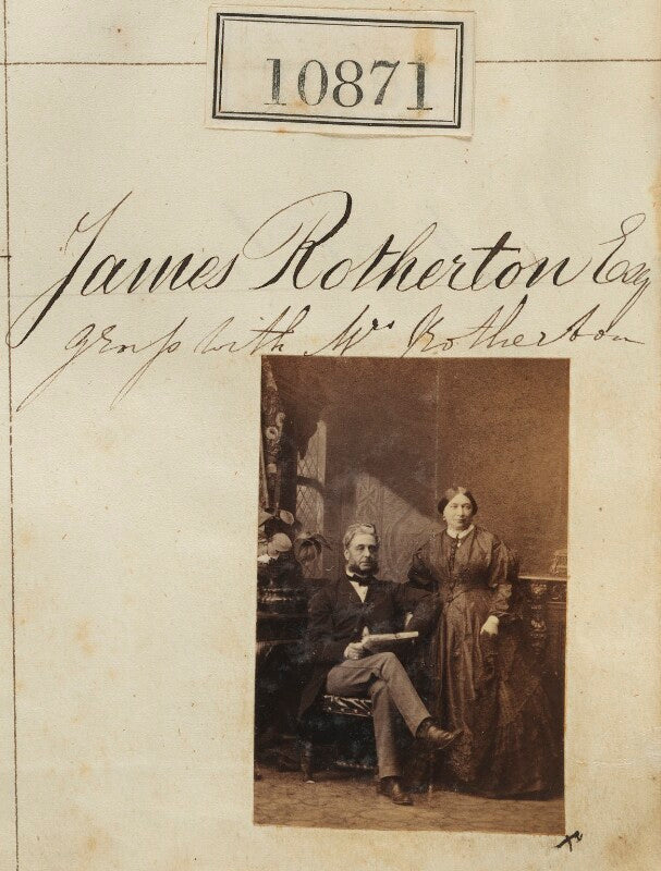 James rotherton; mrs rotherton npg ax60577