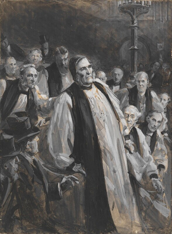 The education bill in the house of lords (the collapse of the archbishop of canterbury) npg 2369