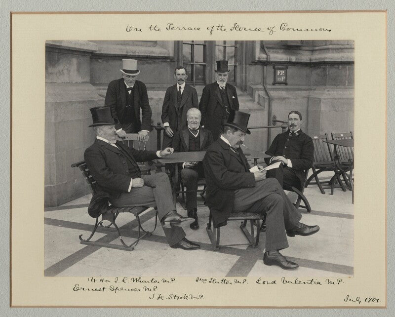 'on the terrace of the house of commons' npg x135482