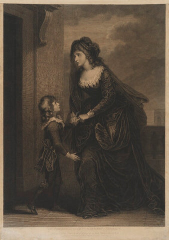 'Mrs Siddons and her Son in the Tragedy of Isabella' (Sarah Siddons (née Kemble); Henry Siddons) NPG D41670