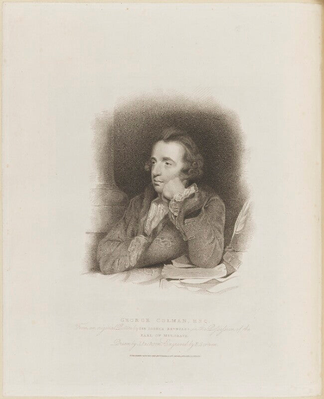 George Colman the Elder Portrait Print – National Portrait Gallery Shop