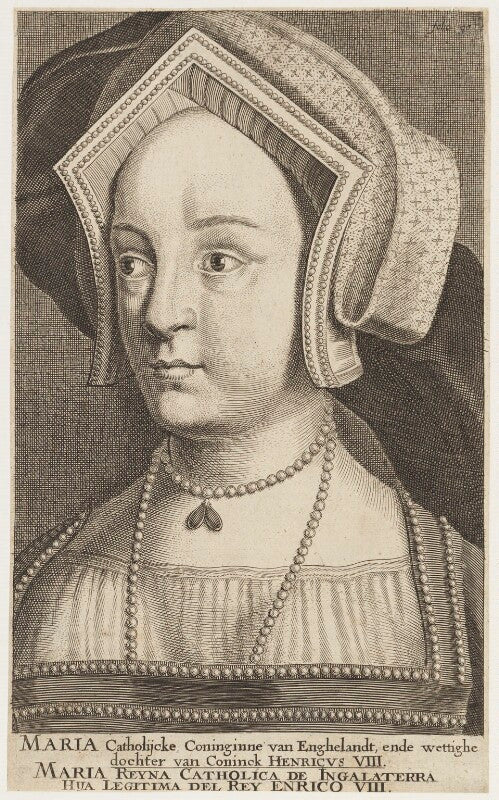 Queen mary i when princess mary npg d18729