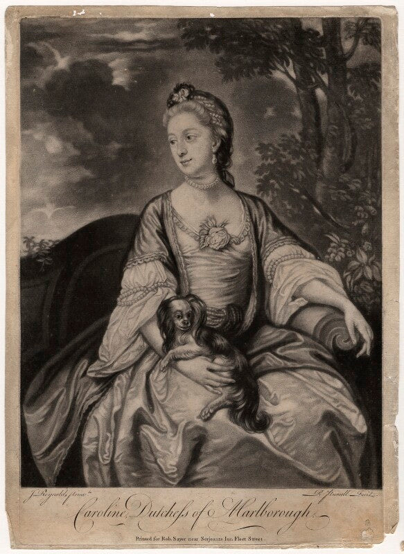 Lady caroline spencer (née russell), duchess of marlborough npg d3677