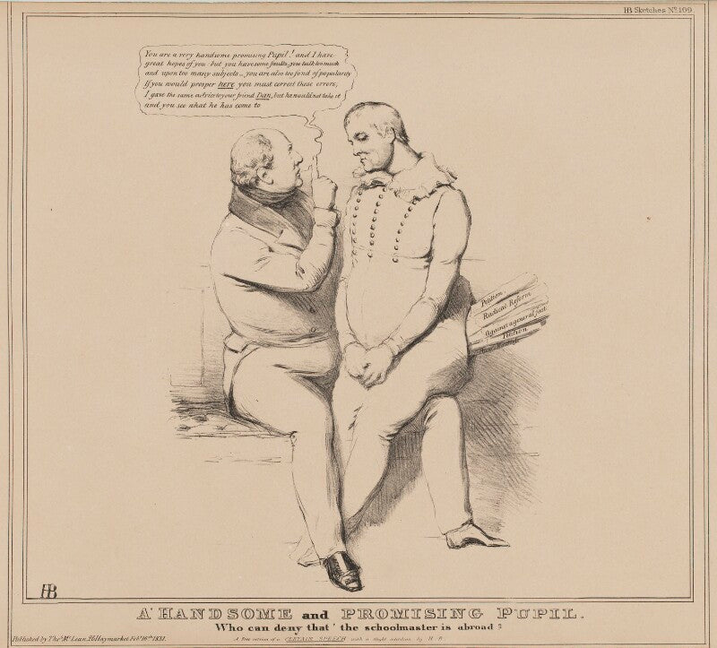 A handsome and promising pupil (sir joseph sydney yorke; henry hunt) npg d41044