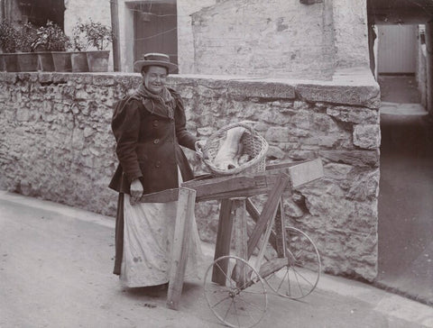 'A Torquay fishwife with an up to date Barrow' (Unknown woman) NPG x198809