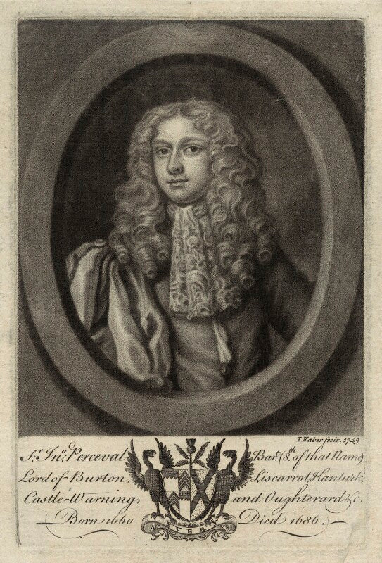 Sir john perceval, 3rd bt npg d29835
