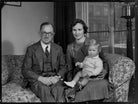 George Peregrine Walsh and Ruth Vaughan Ashe Walsh with their son NPG x98247