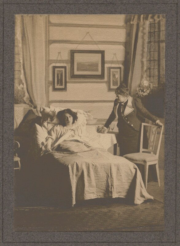 Mrs patrick campbell and an unknown woman npg x197922