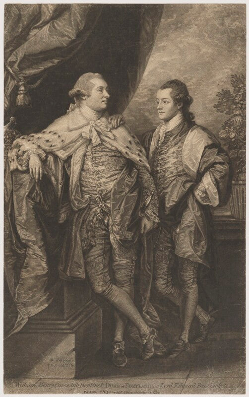William henry cavendish bentinck, 3rd duke of portland; lord edward charles bentinck npg d40372