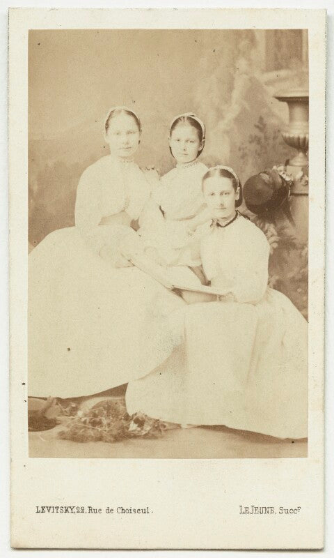 Sybell rachel blackett (née corbet); beatrice augusta corbet; alice nina rowley (née corbet) npg x22117