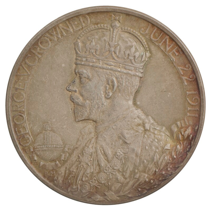 Coronation medal of king george v; queen mary (on reverse) npg d36109