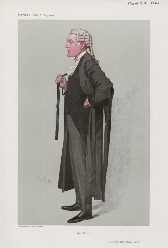 Sir john eldon bankes ('men of the day. no. 1008. "good form."') npg d45320