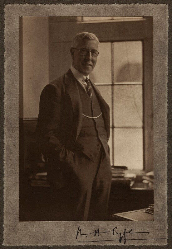 Sir william hamilton fyfe npg x15089