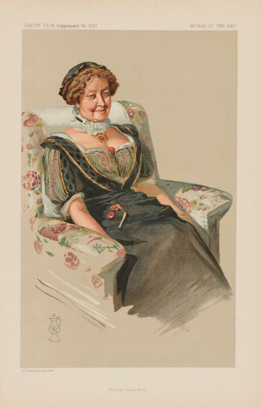 Lady dorothy fanny nevill (née walpole) ('women of the day. no. 2297. "the lady dorothy nevill."') npg d45687