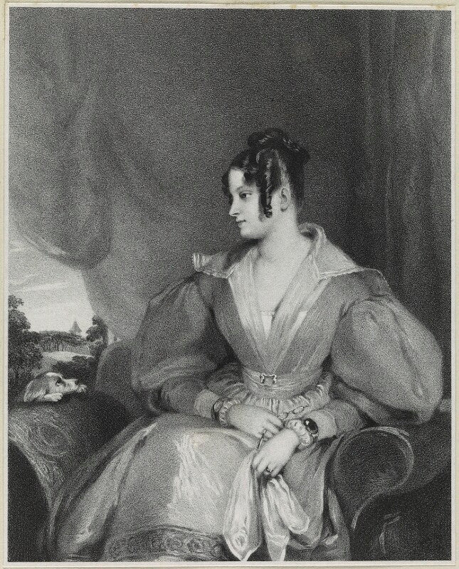 Lady mary fox (née fitzclarence) npg d21877