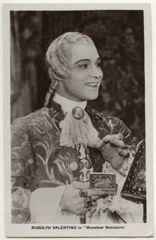 Rudolph Valentino in 'Monsieur Beaucaire' NPG Ax160204