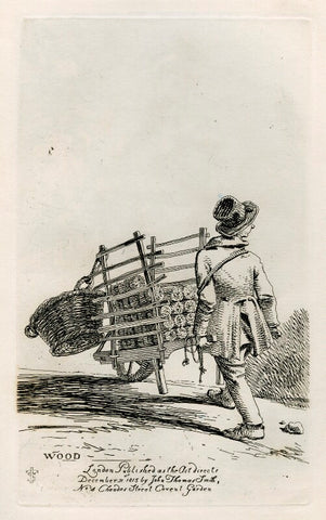 Unknown man selling firewood ('Wood') NPG D40093