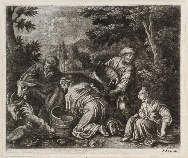 Milking a goat npg d11887