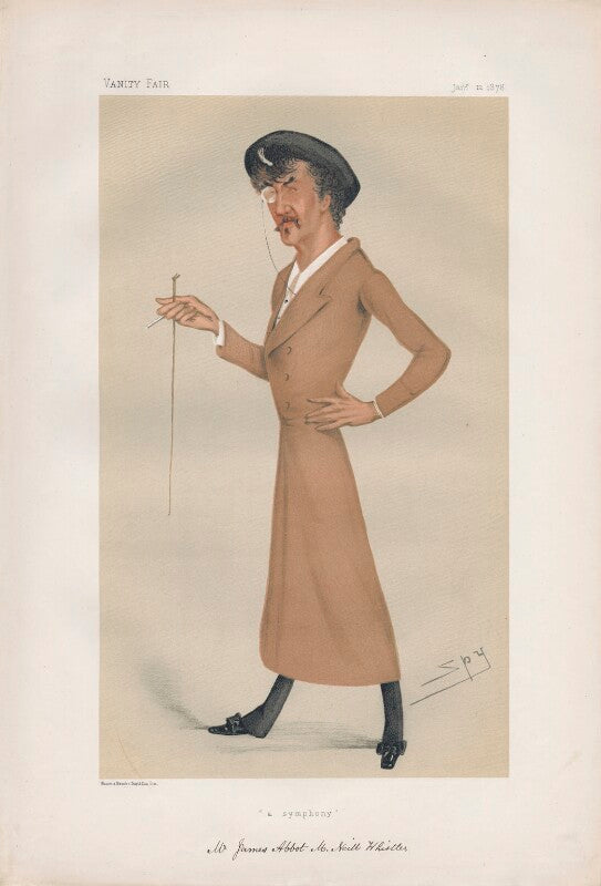 James abbott mcneill whistler ('men of the day. no. 170.') npg d43831