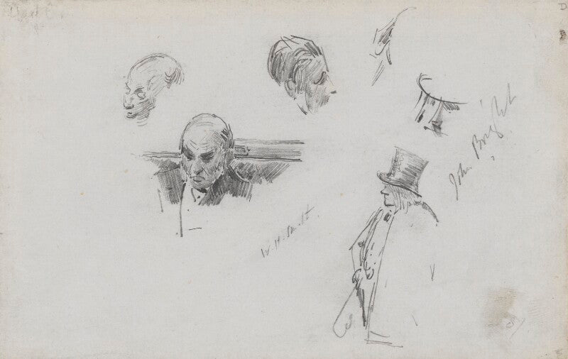 William henry smith; john bright npg 2322