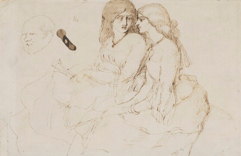 Unknown woman, formerly known as jane morris (née burden) npg 3118