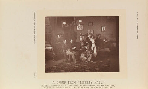 'A Group from "Liberty Hall"' NPG Ax28848