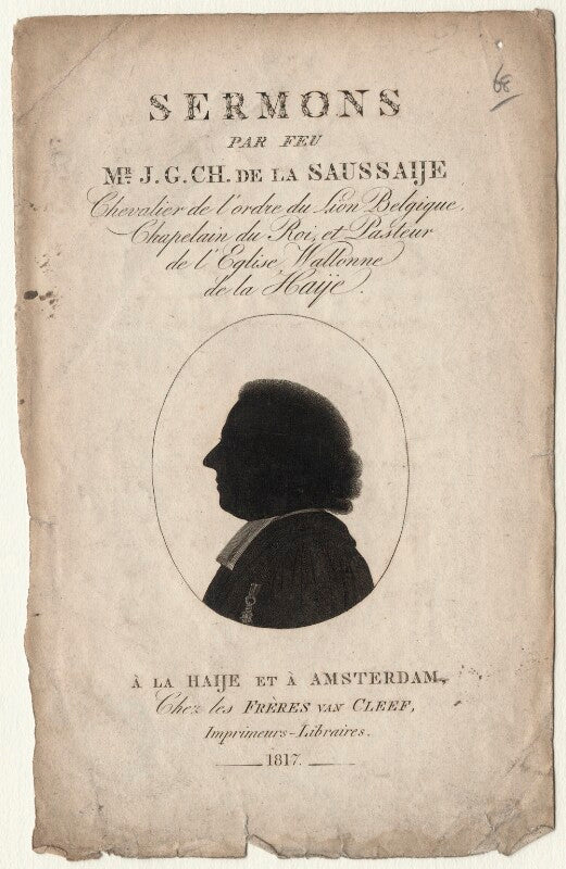 Jacques george chantepie de la saussaye (jaques george chantepie de la sausjaije) npg d16380