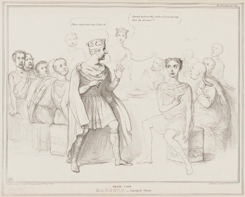 Scene from macbeth   banquo's ghost npg d41496