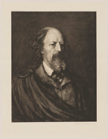 Alfred, Lord Tennyson NPG D40524
