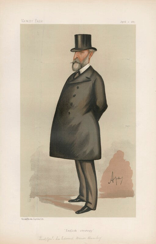 Sir edward bruce hamley ('statesmen. no. 517.') npg d44326