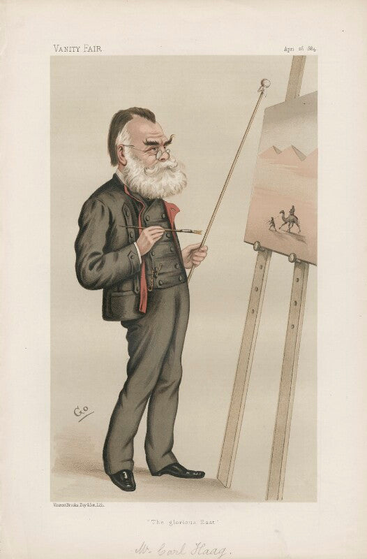 (johann) carl haag ('men of the day. no. 304.') npg d44171