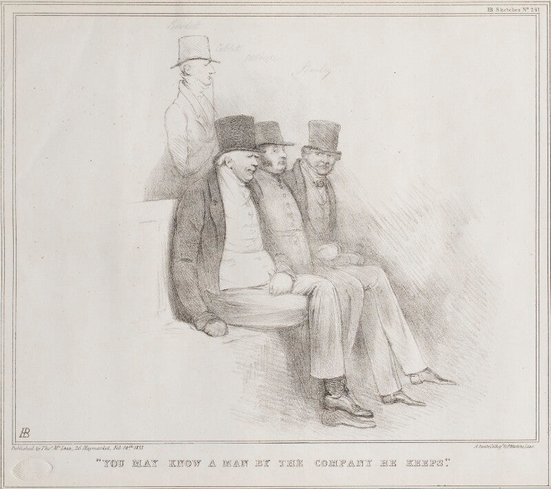 'you may know a man by the company he keeps' npg d41176