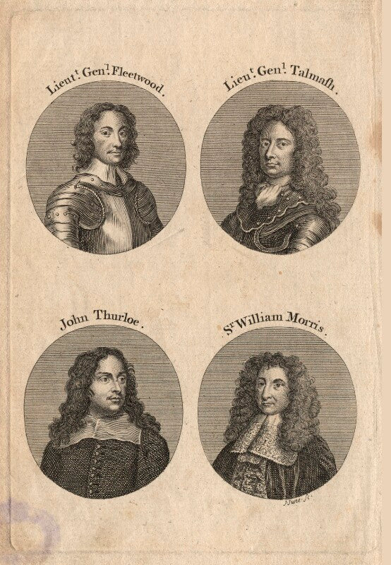 Charles fleetwood; thomas tollemache (talmash); john thurloe; sir william morice npg d17873