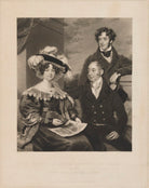 Harriot Dundas (née Hale), Countess of Zetland; Lawrence Dundas, 1st Earl of Zetland; John Charles Dundas NPG D36278