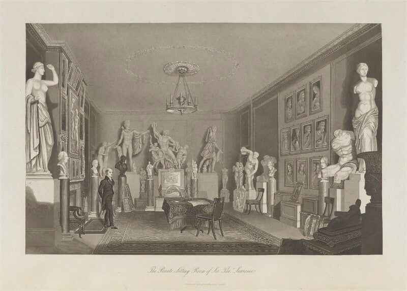 The private sitting room of sir thomas lawrence npg d37049