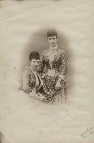 Maria Feodorovna, Empress of Russia (Princess Dagmar); Queen Alexandra NPG x8006