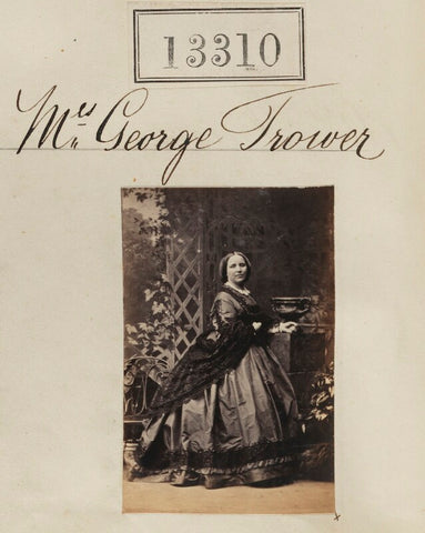 Beatrice Trower (née Oakley) ('Mrs George Trower') NPG Ax62943